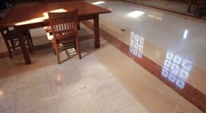 buildings and common space marble floor polishing