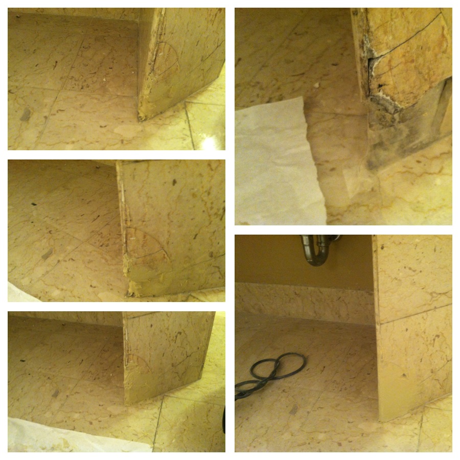 tile repair before and after