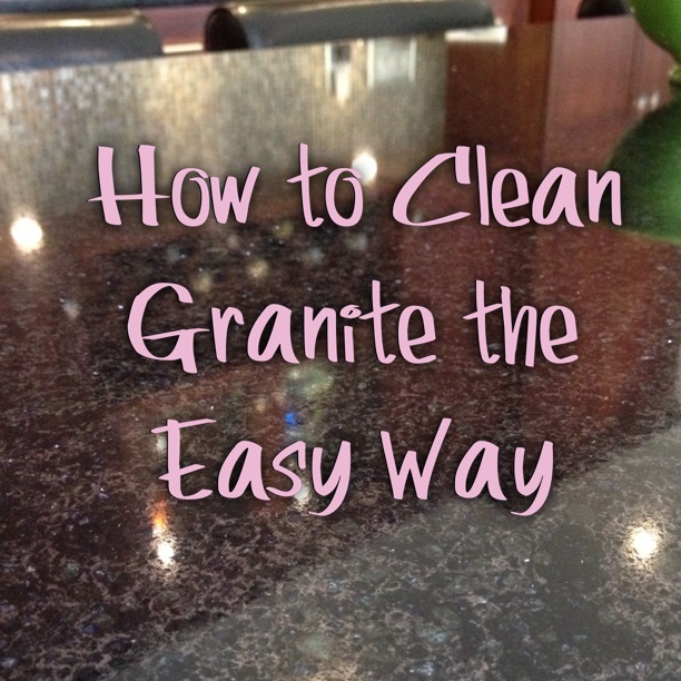 how to clean granite