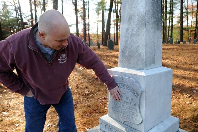 paul boston stone restores grave markers sharon ma