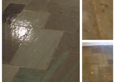 slate church floor restoration cohassett ma