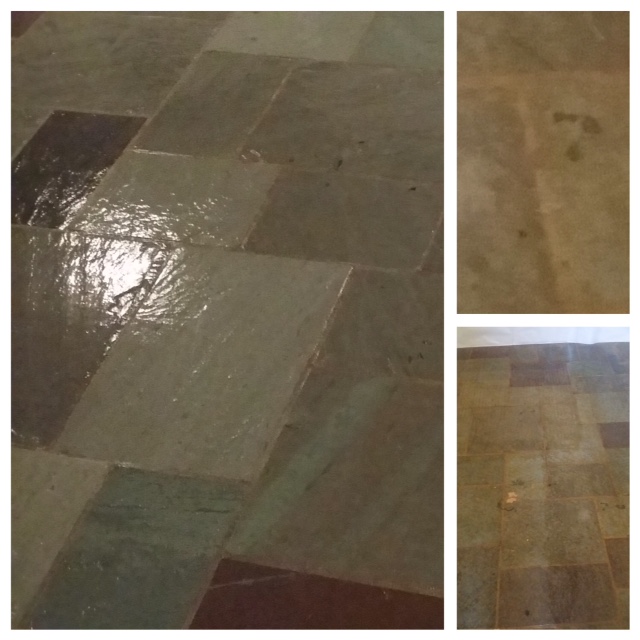 slate church floor restoration cohassett ma