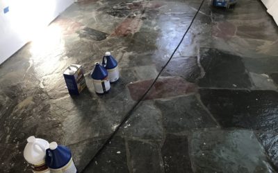 Worcester home renovation reveals hidden slate floor