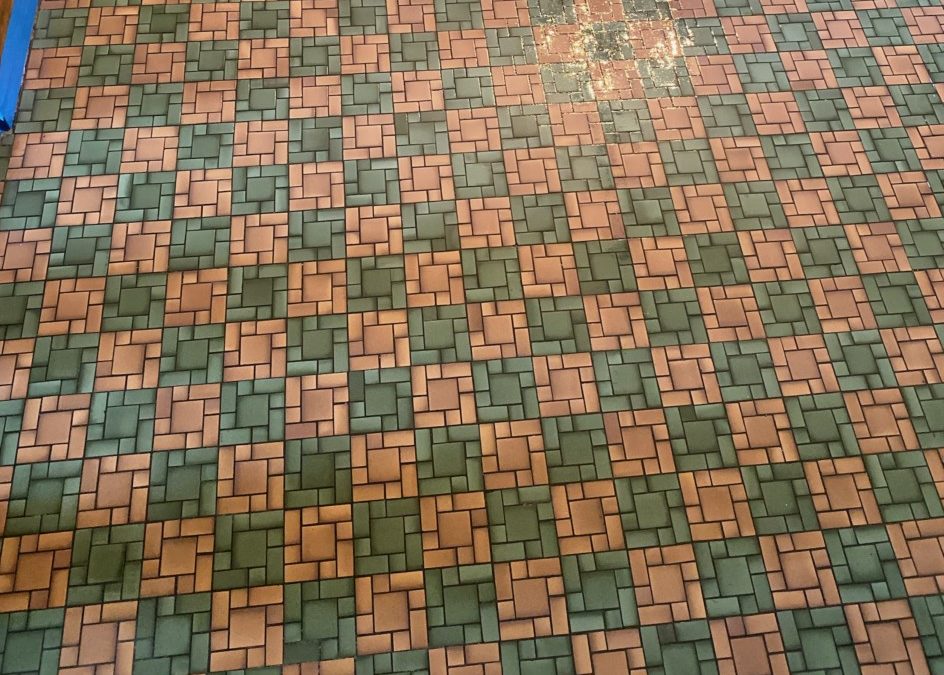 Marble Tile Floor Restoration