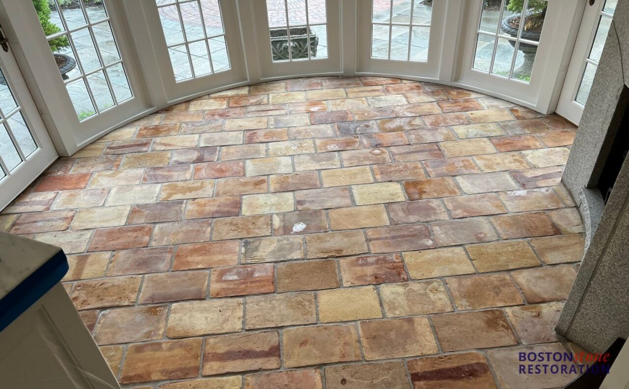 Limestone Stain Removal
