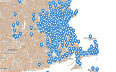 Boston Stone Restoration Service Area Map