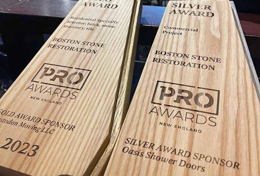 Double Victory at the 2023 PRO Awards: Boston Stone Restoration Shines