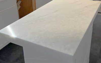 Denise’s White Marble is Practical and Gorgeous!